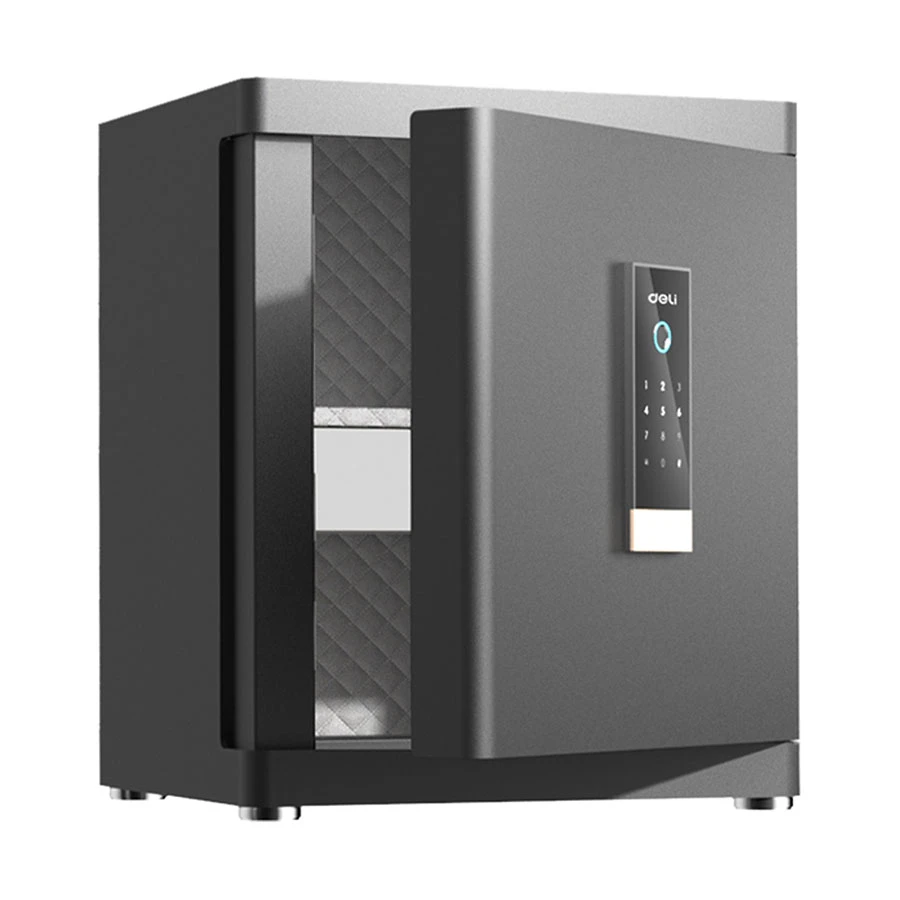 Deli ET593 Automatic Door Digital Safe Box Locker Vault (Key, Password & Fingerprint)