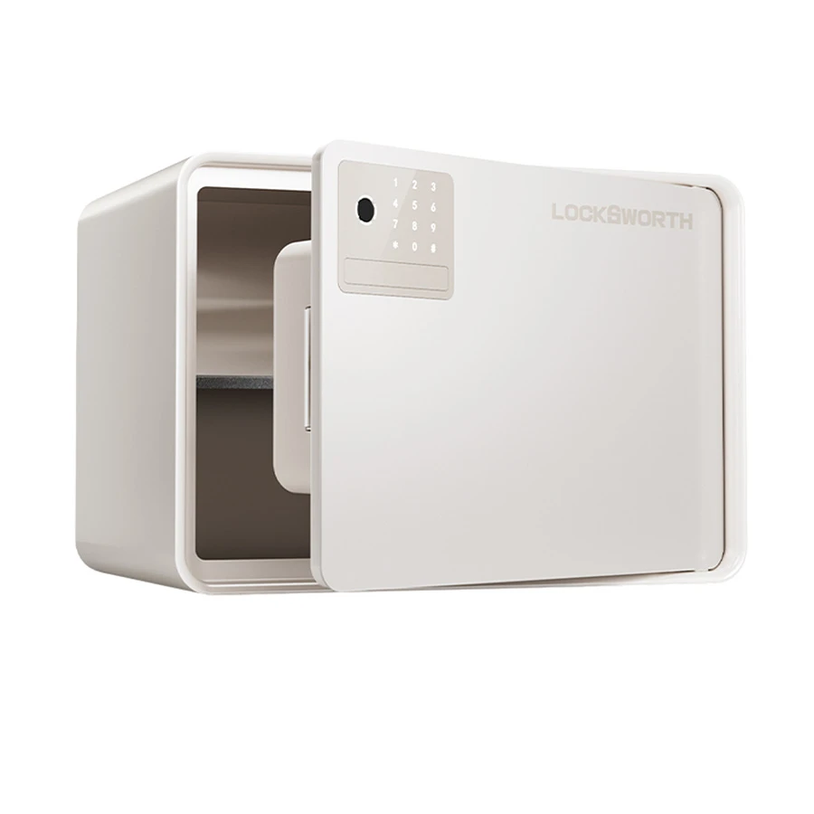 Deli VS4529-WH Fingerprint Digital Safe Box Locker Vault