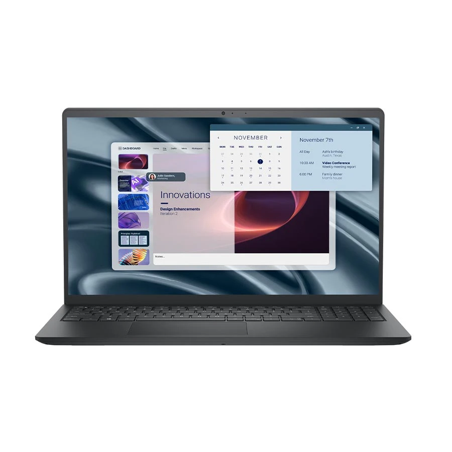 Dell Pro 15 Essential PV15255 AMD Ryzen 5 7520U 8GB RAM 512GB SSD 15.6 Inch FHD Display Carbon Laptop