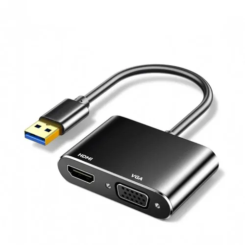 Dtech DT-2906 USB to VGA & HDMI Converter