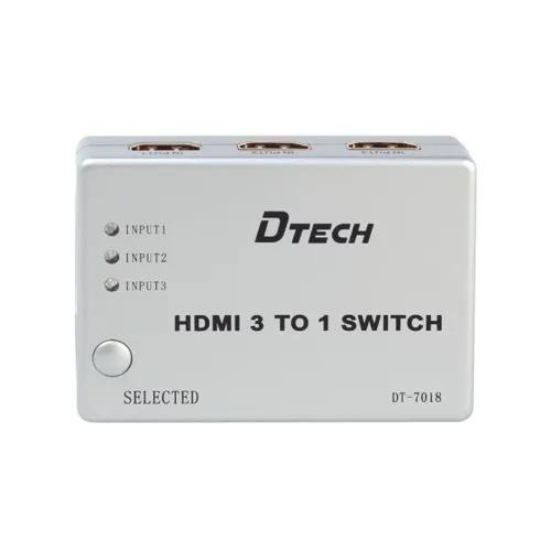 Dtech DT-7018 3 In 1 HDMI Switch