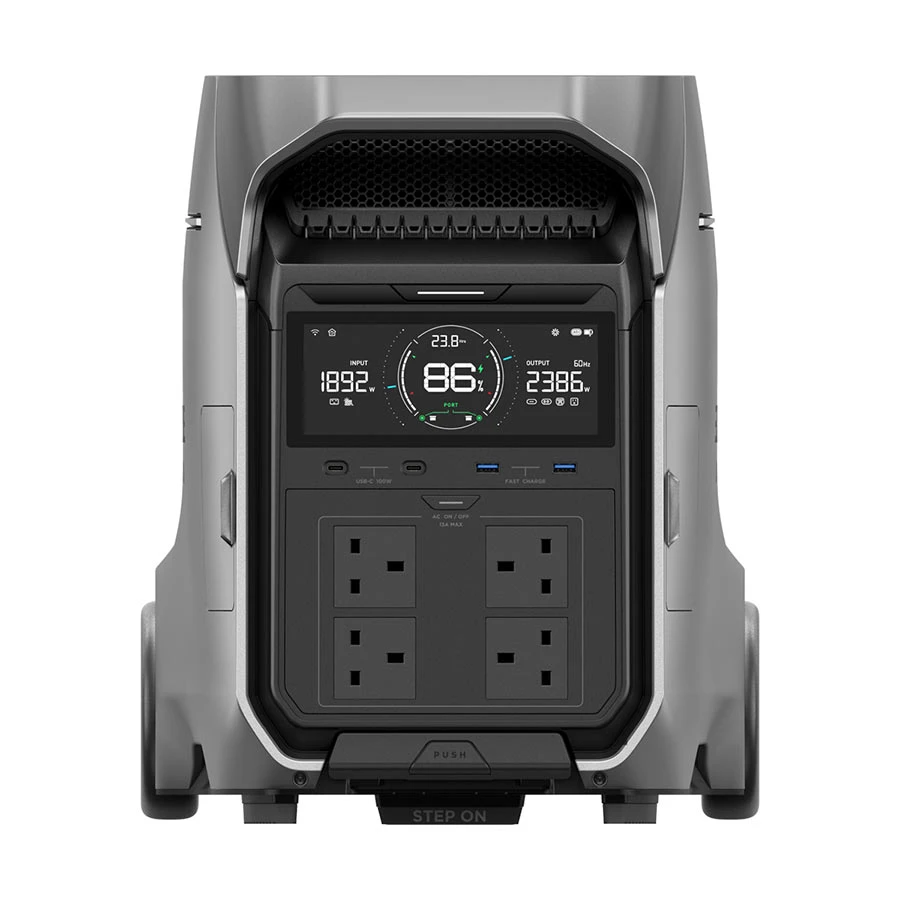 EcoFlow Delta Pro 3 4096Wh 4000W Output & Gray Portable Power Station