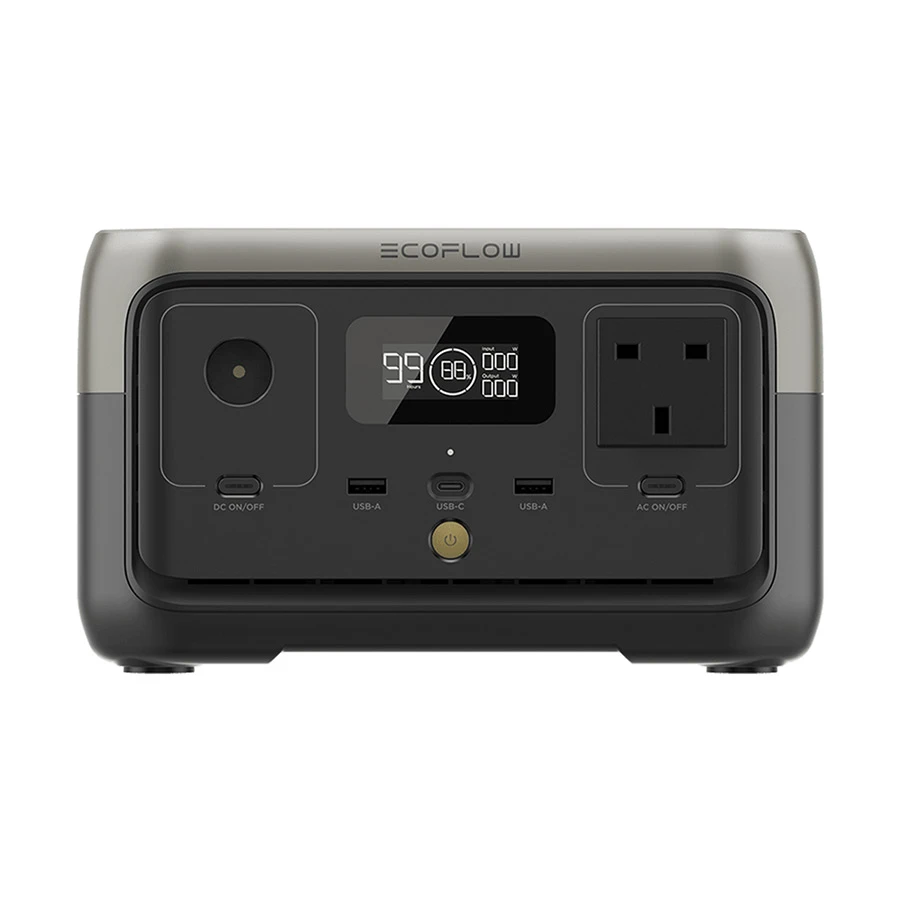 EcoFlow River 2 256Wh 300W Output & Gray Portable Power Station
