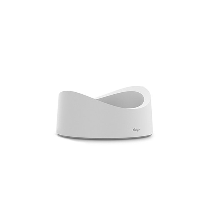 Elago HomePod Silicone Stand - White - official view 2