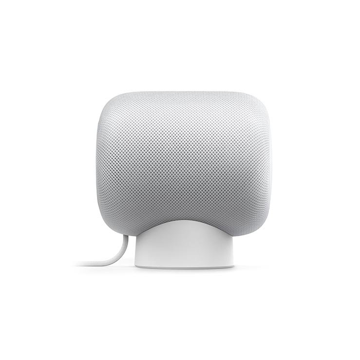 Elago HomePod Silicone Stand - White - official view 3
