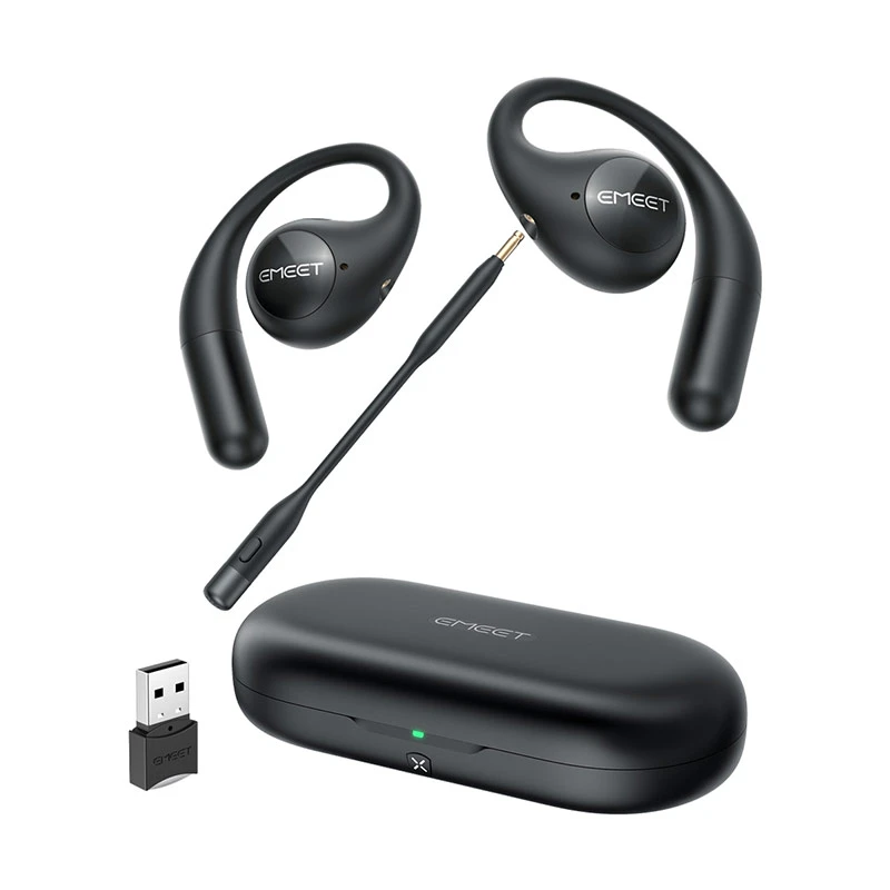 EMEET AirFlow Open-Ear Zoom Certified Earbuds