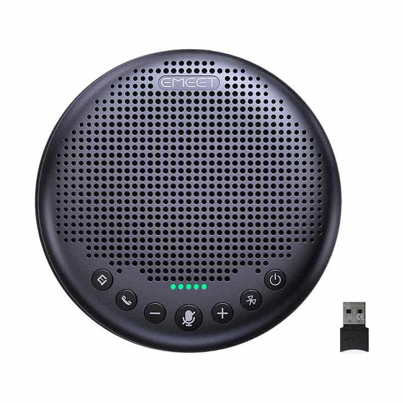 EMEET OfficeCore Luna Plus Bluetooth or USB Portable Speakerphone