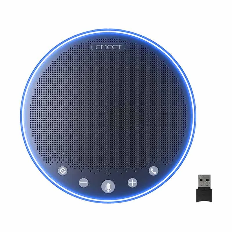 EMEET OfficeCore M3 Bluetooth or USB Portable Zoom Certified Speakerphone