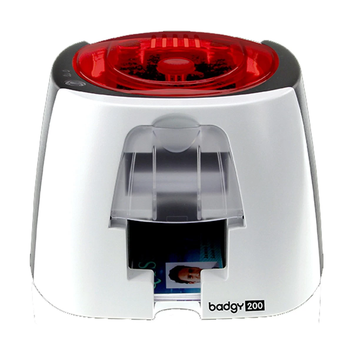 Evolis Badgy200 Card Printer with Color Ribbon & 100 Card