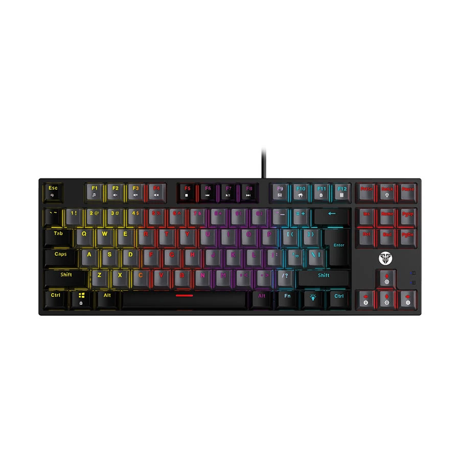 Fantech Atom87 MK876v2 Wired RGB ( Switch) Grey Sumi Edition Mechanical Gaming Keyboard