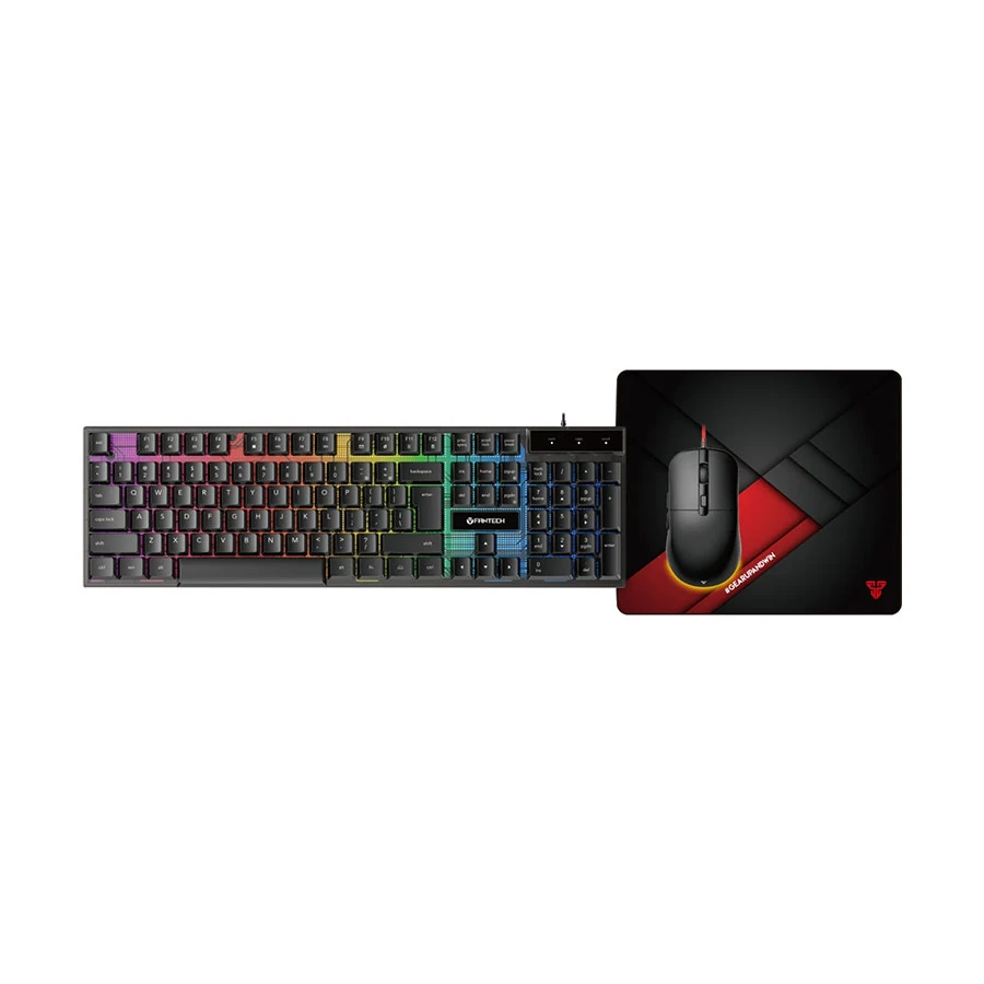 Fantech P31 USB Wired Gaming Keyboard, Mouse & Mouse Pad Combo (Hero Bundle)