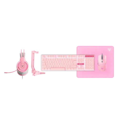 Fantech P51 Sakura Edition 5 In 1 Gaming Combo Pink