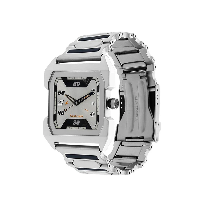 Fastrack Quartz 1474SM01 Analog Stainless Steel Strap Men's Watch - official view 2