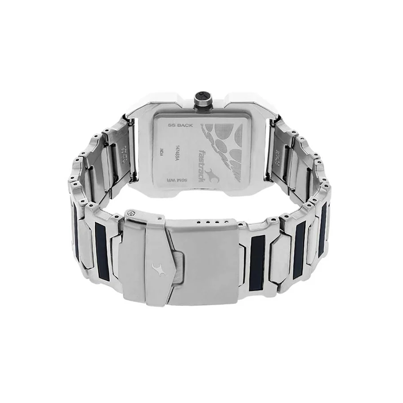 Fastrack Quartz 1474SM01 Analog Stainless Steel Strap Men's Watch - official view 4