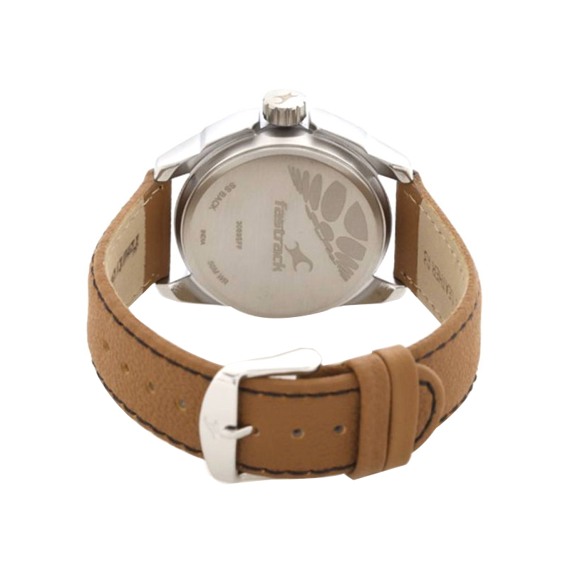 Fastrack 3089SL05 Leather Strap Analog Men’s Watch - official view 3