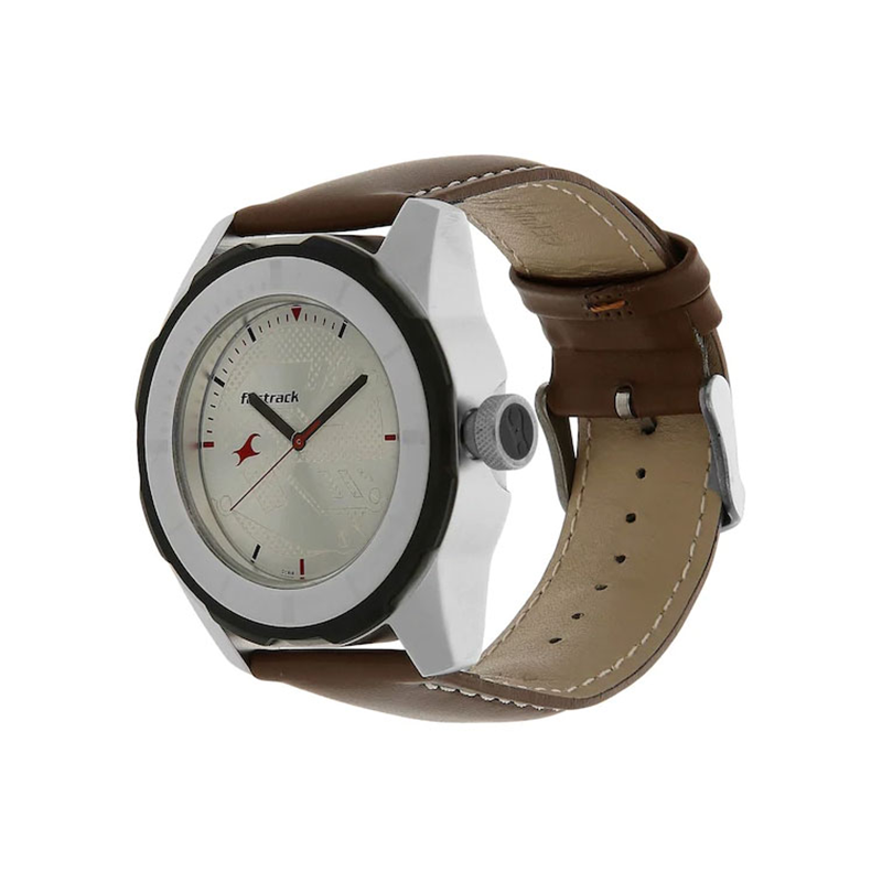 Fastrack 3099SL01 Quartz Analog Leather Strap Men's Watch - official view 2