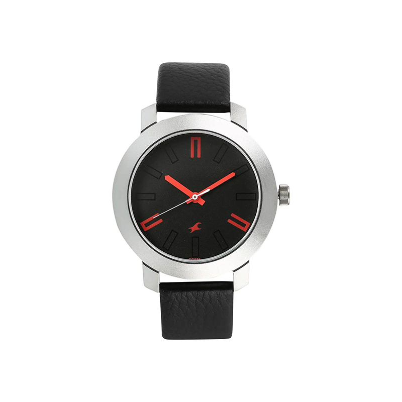 Fastrack 3120SL02 Quartz Analog Leather Strap Men’s Watch