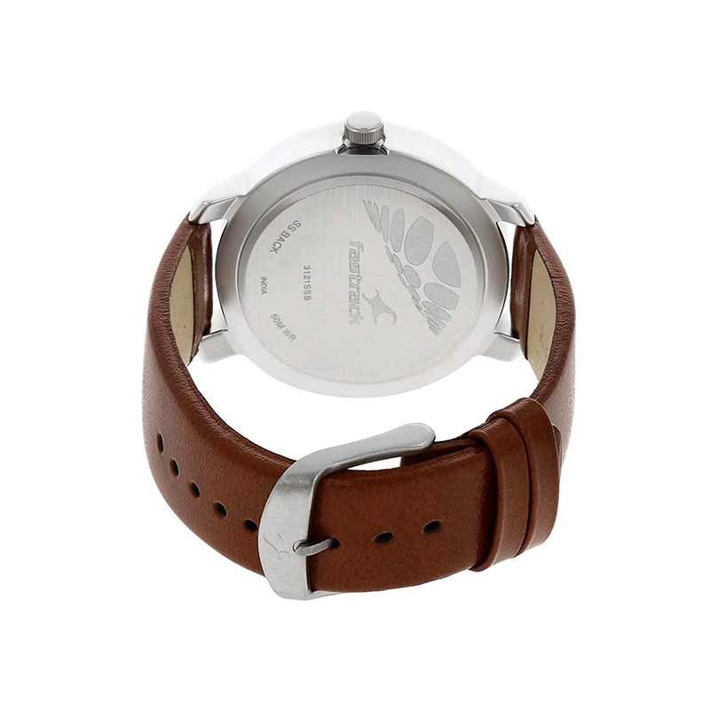 Fastrack 3121SL01 Quartz Analog Leather Strap Men’s Watch - official view 3