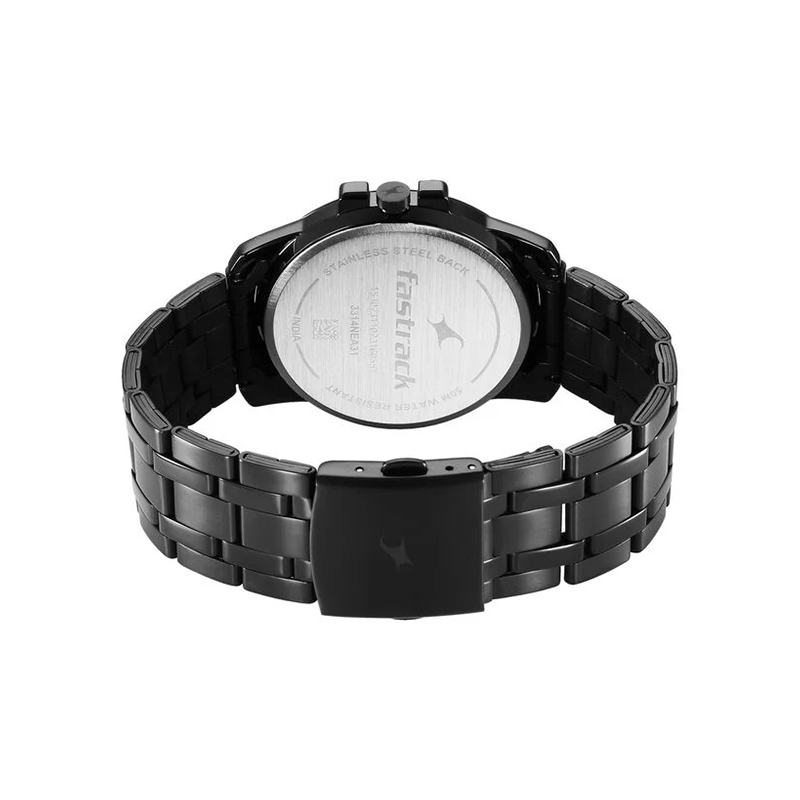 Fastrack 3314NM01 Analog Anthracite Stainless Steel Strap Men’s Watch - official view 3