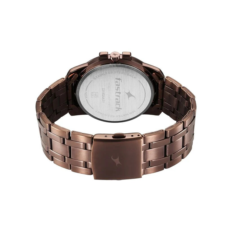 Fastrack 3314QM02 Analog Stainless Steel Strap Men’s Watch - official view 4