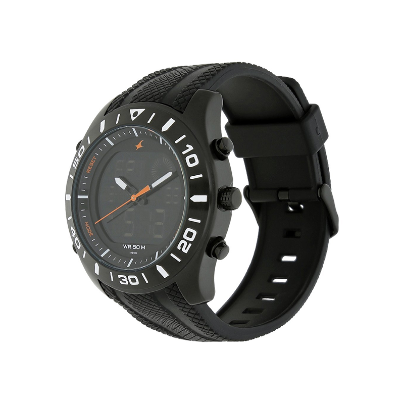 Fastrack 38034NP01 Analog-Digital Rubber Strap Men's Watch - official view 2