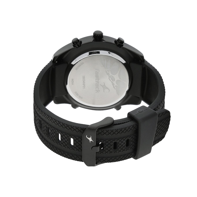 Fastrack 38034NP01 Analog-Digital Rubber Strap Men's Watch - official view 4
