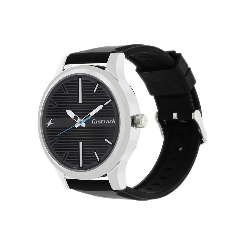 Fastrack 38051SP01 Quartz Analog Silicone Strap Men's Watch - official view 3