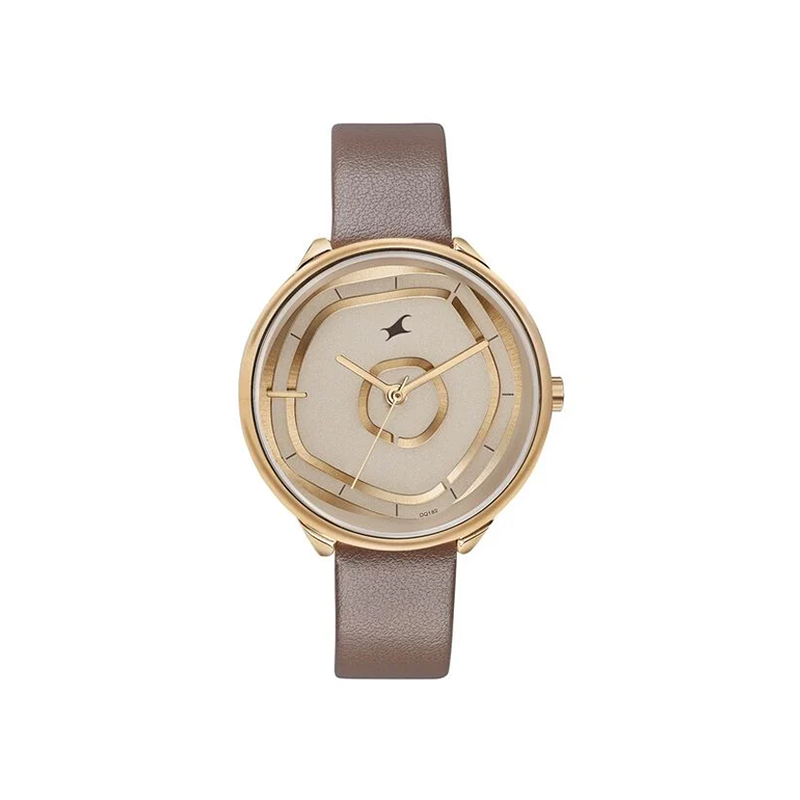 Fastrack 6303WL01 Multifunction Leather Strap Women's Watch