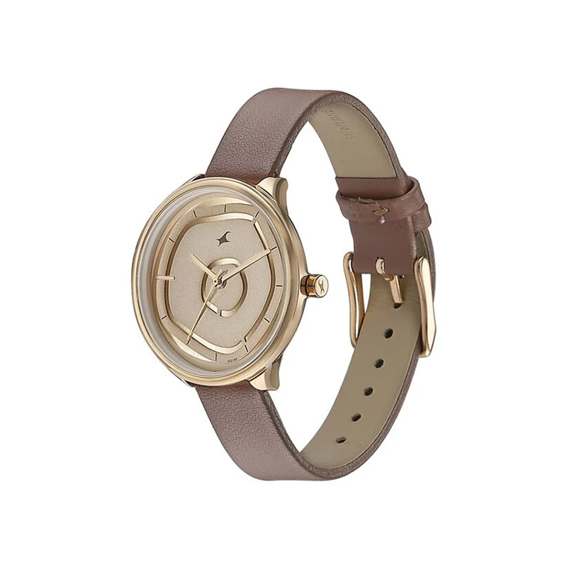 Fastrack 6303WL01 Multifunction Leather Strap Women's Watch - official view 2
