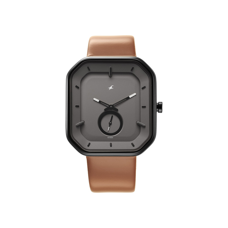 Fastrack After Dark 3272NL02 Quartz Analog Leather Strap Men's Watch