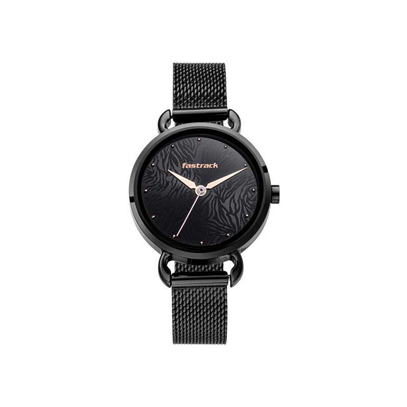 Fastrack Animal Print 6221NM02 Analog Stainless Steel Strap Women's Watch