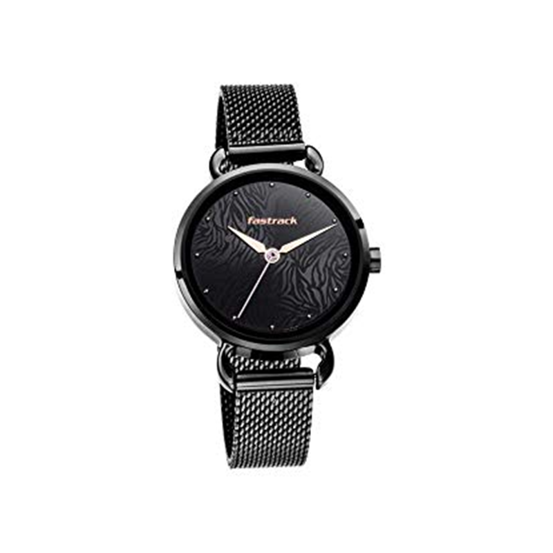 Fastrack Animal Print 6221NM02 Analog Stainless Steel Strap Women's Watch - official view 2