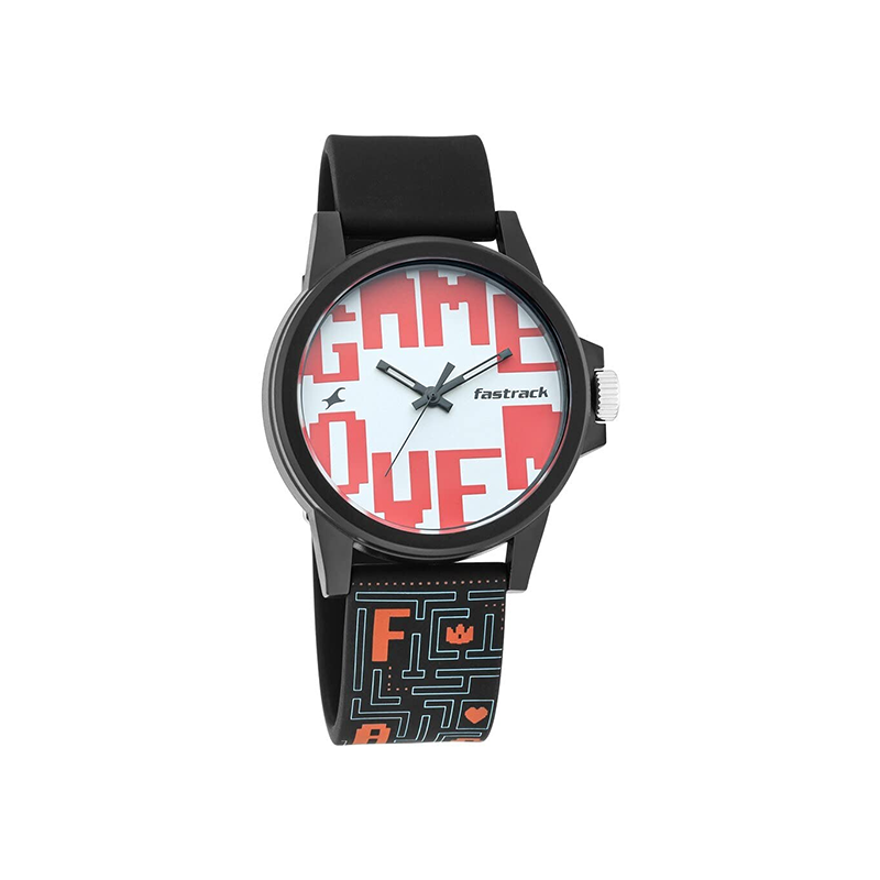 Fastrack Arcade Quartz 68012PP01 Analog Silicone Strap Unisex Watch - official view 2