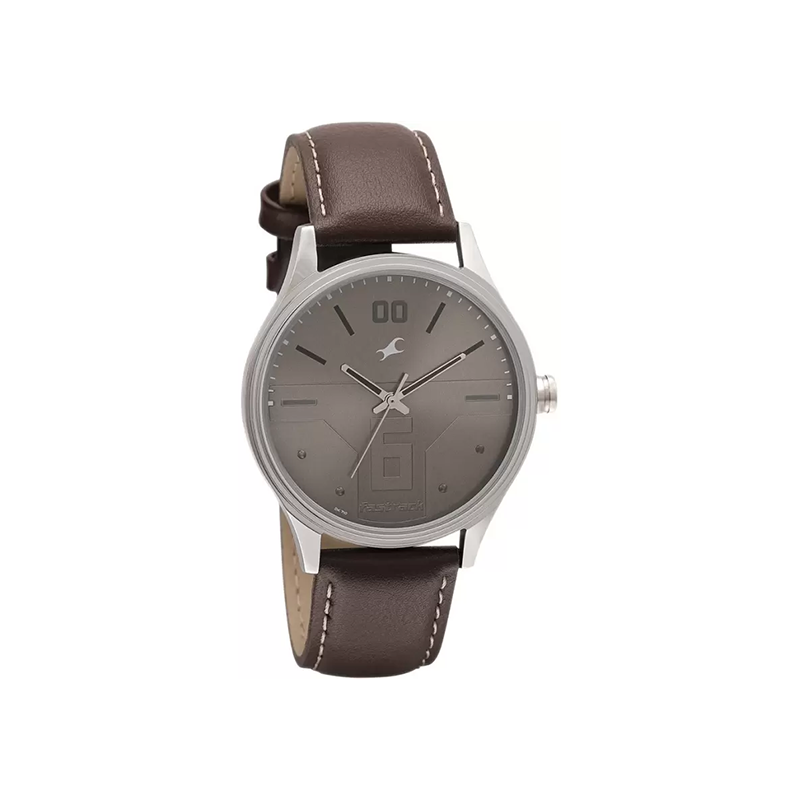 Fastrack Bare Basics 3247SL01 Quartz Analog Leather Strap Men’s Watch