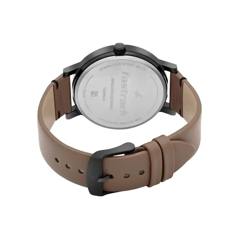 Fastrack Crush 3299NL01 Quartz Analog Leather Strap Men’s Watch - official view 3