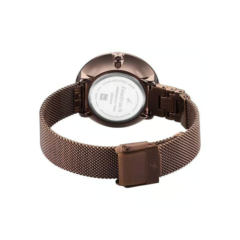 Fastrack Fleek 6300QM01 Quartz Analog Stainless Steel Strap Women's Watch - official view 3