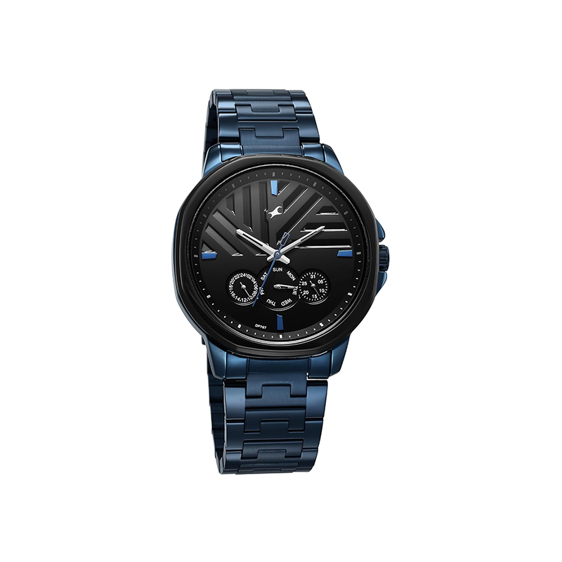 Fastrack Fleek Quartz 3303KM03 Analog Date Stainless Steel Strap Men's Watch - official view 2