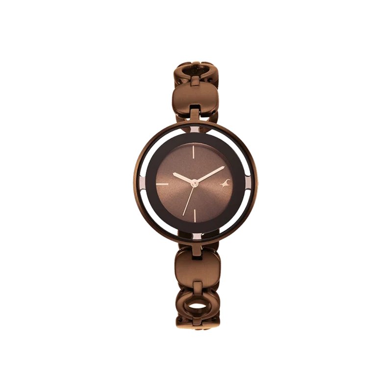 Fastrack Glitch Quartz 6237QM01 Analog Metal Strap Women’s Watch