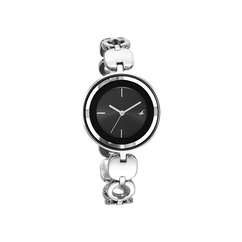 Fastrack Glitch Quartz 6237SM01 Analog Stainless Steel Strap Women's Watch - official view 2