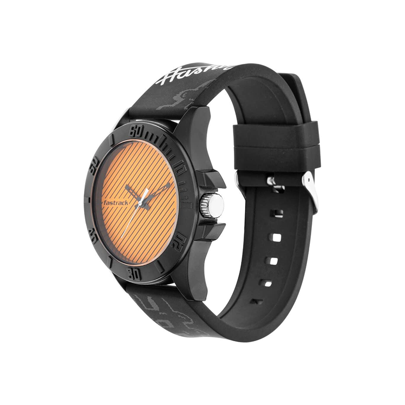 Fastrack Hashtag Quartz 68013PP03 Analog Silicone Strap Unisex Watch - official view 2