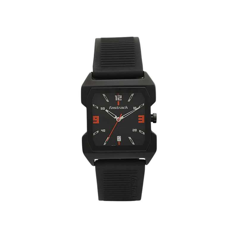 Fastrack Hitlist 1474NP01 Quartz PU Strap Men’s Watch