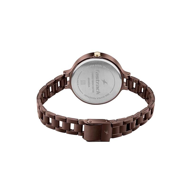 Fastrack MetaWe Quartz 6306KM02 Analog Stainless Steel Strap Women’s Watch - official view 4
