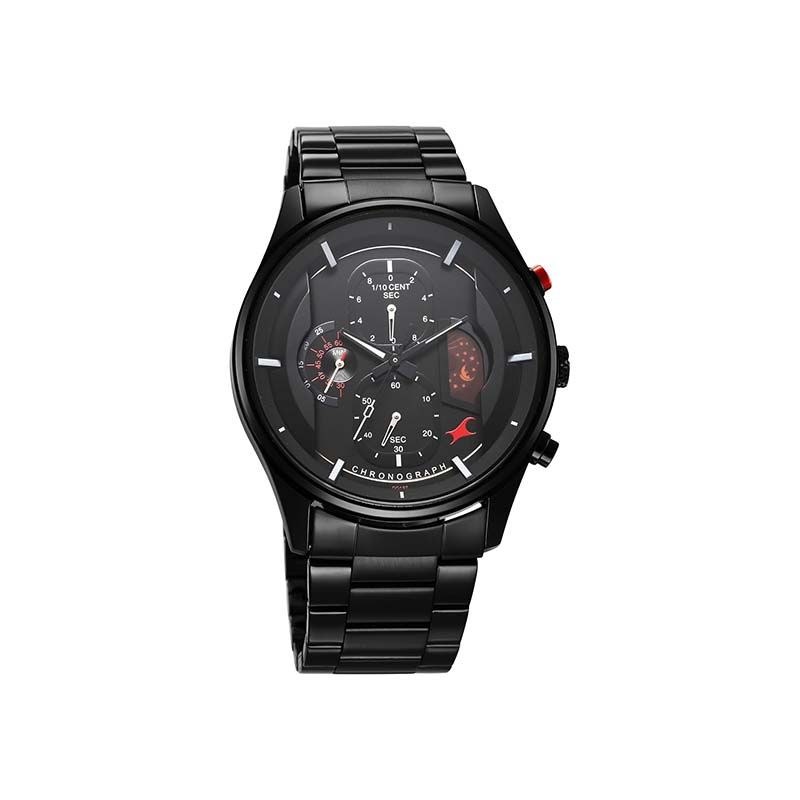 Fastrack Opulence Quartz 3315KM01 Analog Date Metal Strap Men’s Watch