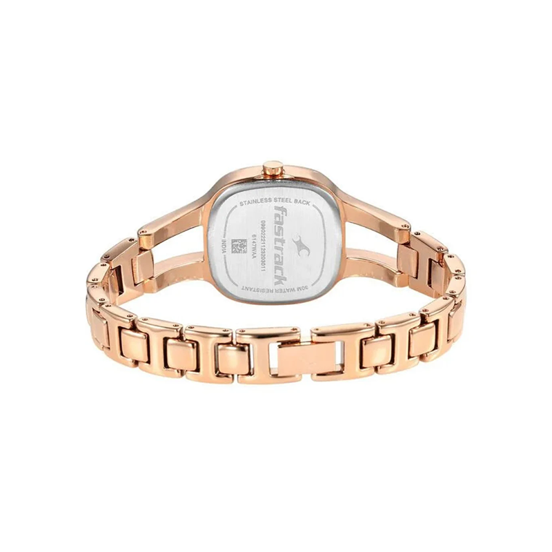 Fastrack Pulse 6147WM01 Quartz Analog Stainless Steel Strap Women's Watch - official view 3