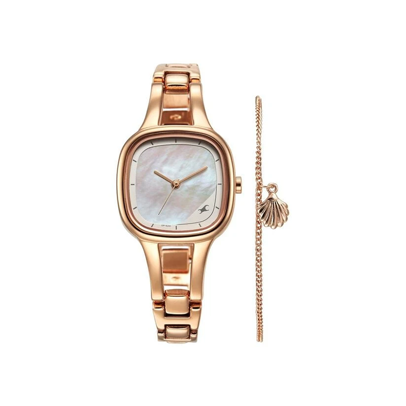 Fastrack Pulse 6147WM01 Quartz Analog Stainless Steel Strap Women's Watch