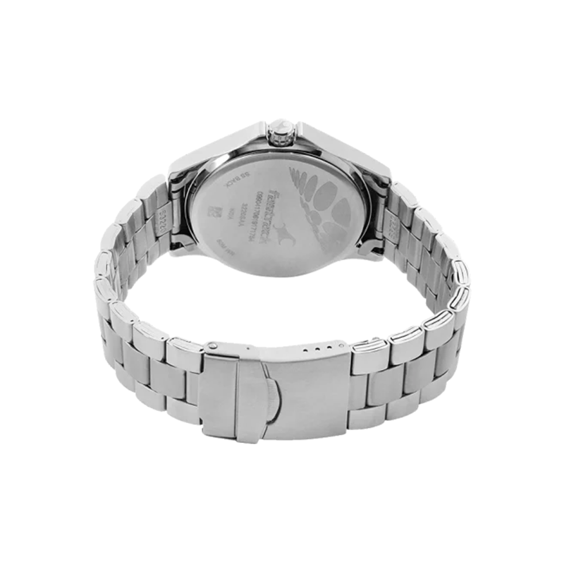 Fastrack Quartz 3220SM01 Analog Stainless Steel Strap Men's Watch - official view 3