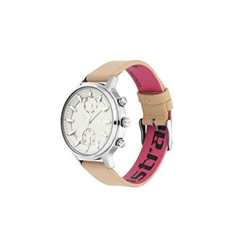 Fastrack Ruffles 6208SL01 Leather Strap Women's Watch - official view 2