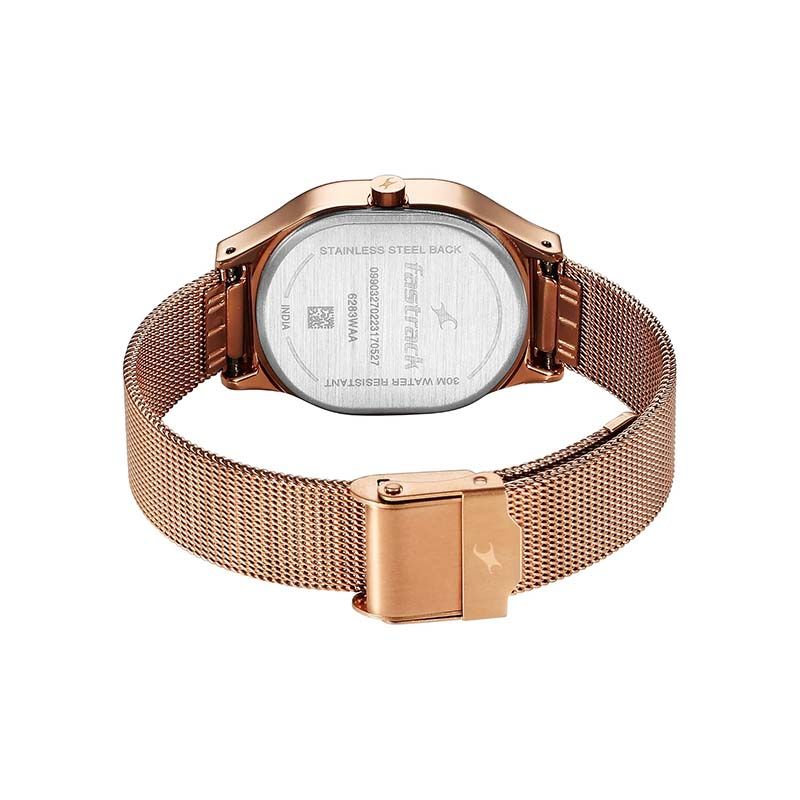 Fastrack Snob X Quartz 6283WM01 Analog Stainless Steel Strap Women’s Watch - official view 3