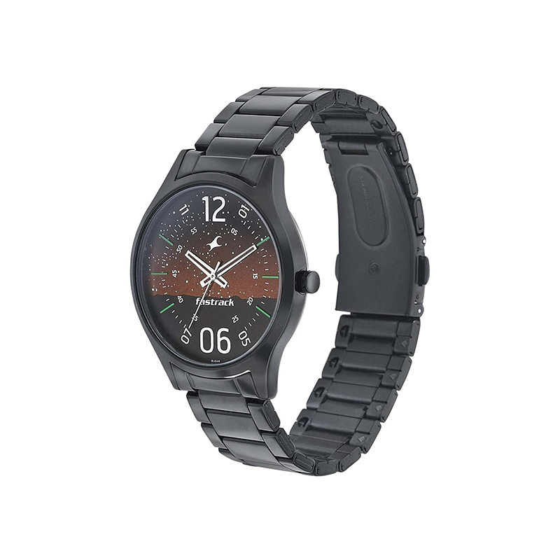 Fastrack Space 3184NM01 Analog Stainless Steel Strap Men's Watch - official view 3