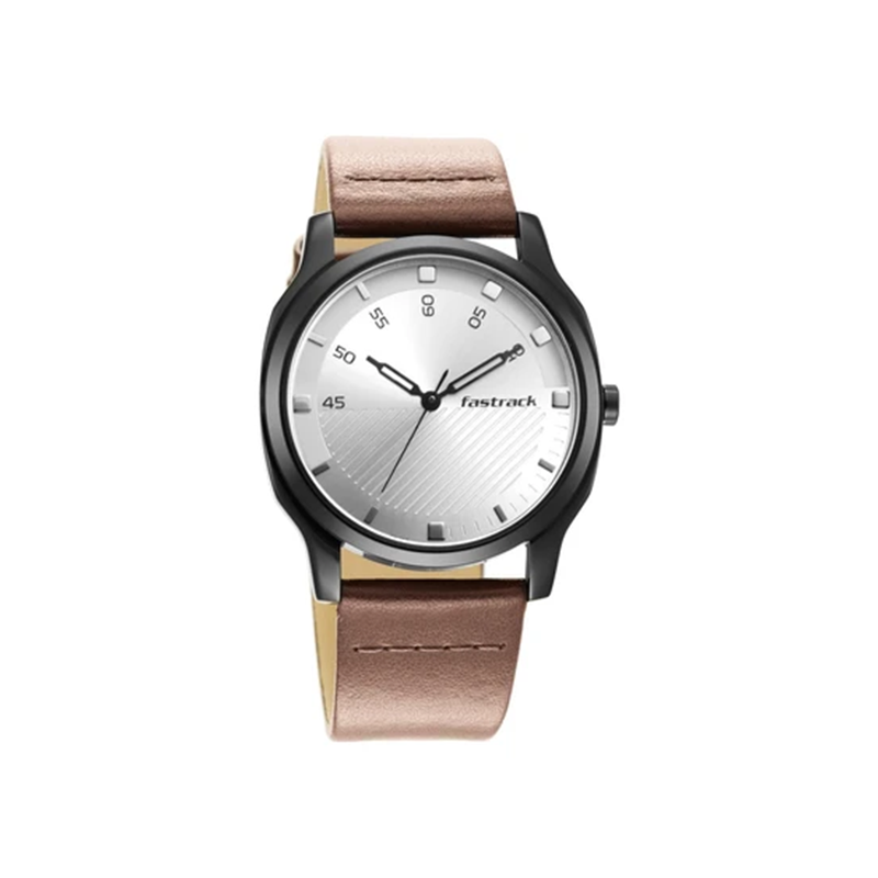 Fastrack Stunners 3255NL02 Quartz Analog Leather Strap Men’s Watch